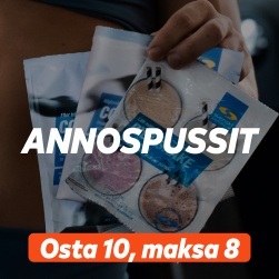Annospussit osta 10 maksa 8